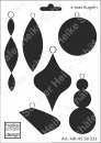 Schablone-Stencil A5 061-333 x-mas Kugeln